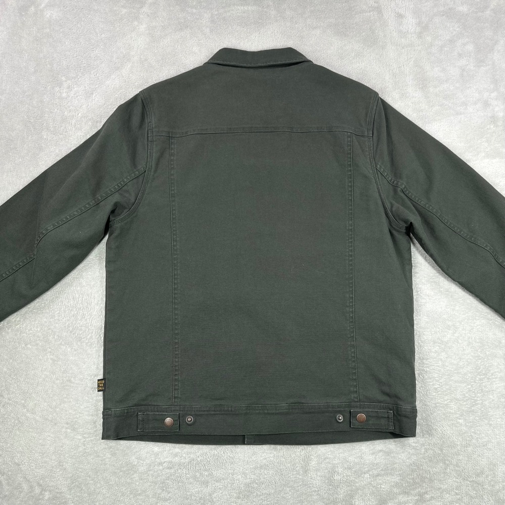 Howler Brothers Jacket Mens Medium Green Gaucho Utility Canvas Chore Outdoors - Picture 7 of 15